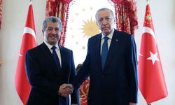 Erdoğan, IKBY Başbakanı Barzani’yi kabul etti