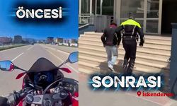 Sosyal Medya Uğruna Canını Hiçe Saydı: 177 Km Hız Yapan Motosikletliye 55 Bin TL Ceza!