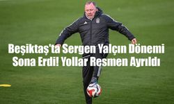 Son Dakika: Beşiktaş'ta Sergen Yalçın Dönemi Sona Erdi! Yollar Resmen Ayrıldı