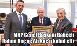 MHP Genel Başkanı Bahçeli, Rahmi Koç ve Ali Koç'u kabul etti