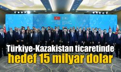 Erdoğan: “Türkiye-Kazakistan ticaretinde hedef 15 milyar dolar”