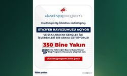 Ulusal Staj Programı'na bugüne kadar yaklaşık 350 bin başvuru yapıldı