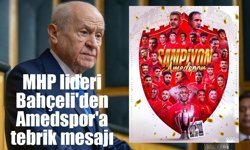 MHP lideri Bahçeli'den Amedspor'a tebrik mesajı