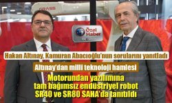 Motorundan yazılımına tam bağımsız endüstriyel robot SR40 ve SR80 SAHA’da tanıtıldı
