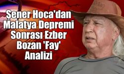 Prof. Dr. Şener Üşümezsoy’dan Malatya Depremi Sonrası Ezber Bozan Açıklama