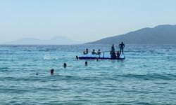 Okullar kapandı, Bodrum sahilleri doldu