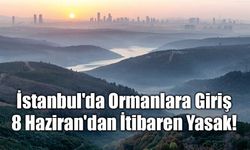 İstanbul'da Ormanlara Giriş 8 Haziran'dan İtibaren Yasaklandı