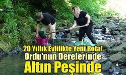 Ordulu Çiftin Hayatını Değiştiren Hobi! Derelerde Altın Arıyorlar