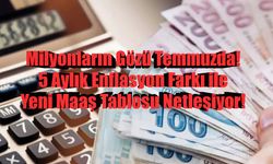 Milyonların Gözü Temmuzda: 5 Aylık Enflasyon Farkı ile Yeni Maaş Tablosu Netleşiyor!