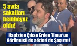 Erden Timur'u Görenler Tanımakta Zorlandı: Bembeyaz Sakalları ve Davul Zurnalı Karşılama Dikkat Çekti