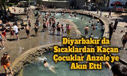 Diyarbakır’da Yaz Sıcağı Başladı, Çocuklar Çözümü Anzele’de Buldu