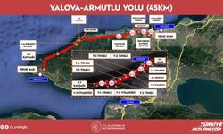Seyahat süresini yarıya indirecek Yalova-Armutlu Yolu hizmete açılıyor