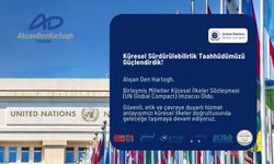 Alışan Den Hartogh, Un Global Compact İmzacısı Oldu