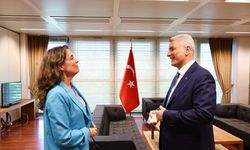 Bakan Bolat, Avrupa Otomobil Üreticileri Birliği Genel Direktörü Vries ile görüştü