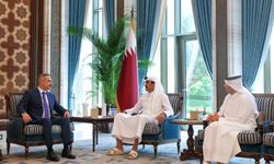 Bakan Fidan, Katar Emiri Al Thani ile bir araya geldi