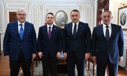 Bilecik heyeti Adalet Bakanı Gürlek ile kentteki çalışmaları ve projeleri değerlendirdi