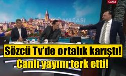 Sözcü Canlı Yayınında Gerilim: Hakaretler Havada Uçuştu, Can Özçelik Stüdyoyu Terk Etti!