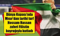 Dünya Kupası'nda Mısır'dan tarihi tur! Hossam Hassan zaferi Filistin bayrağıyla kutladı