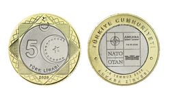 NATO Zirvesi anısına 5 liralık özel hatıra parası basıldı
