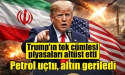Trump İran defterini kapattı: Petrol yükseldi, altın geriledi!