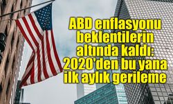 ABD enflasyonu beklentilerin altında kaldı: 2020'den bu yana ilk aylık gerileme