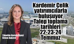 Kardemir Çelik yatırımcılarla buluşuyor Talep toplama tarihleri 22-23-24 Temmuz