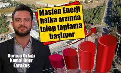 Masfen Enerji halka arzında talep toplama başlıyor