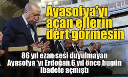 Ayasofya'nın Yeniden İbadete Açılışının 6. Yılında Erdoğan'dan Mesaj: "Fethin Zafer Nişanesi"