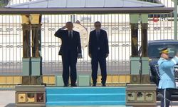 Recep Tayyip Erdoğan, ABD Başkanı Donald Trump'ı resmi törenle karşılıyor/CANLI