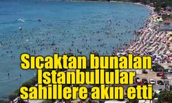 İstanbul'da sıcak hava etkisini artırdı: Silivri Kumluk Plajı doldu taştı