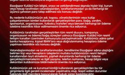 Elazığspor'dan dolandırıcılık uyarısı