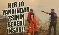 Muğla’daki yangınların 10’da 7’si insan kaynaklı