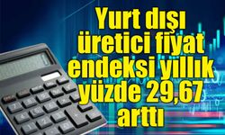 Yurt dışı üretici fiyat endeksi yıllık yüzde 29,67 arttı
