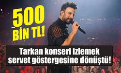 Lüks eğlencenin geldiği nokta: Tarkan konseri için 500 bin TL ödeyecekler!
