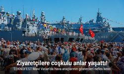 TEKNOFEST Mavi Vatan’da hava araçlarının gösterileri nefes kesti