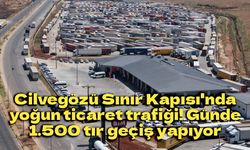 Cilvegözü Sınır Kapısı'nda yoğun ticaret trafiği! Günde 1.500 tır geçiş yapıyor