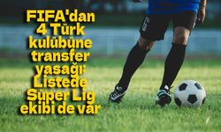 FIFA'dan 4 Türk kulübüne transfer yasağı: Listede Süper Lig ekibi de var