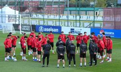 A Milli Futbol Takımı, Belçika maçı hazırlıklarına devam etti