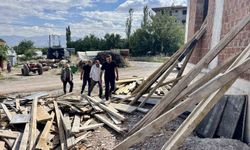 Akçadağ'da cami inşaatı devam ediyor