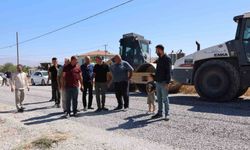 Akçadağ'da yol çalışmaları sürüyor
