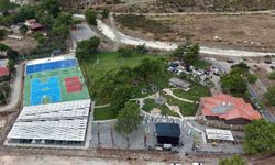 Asparan kamp ve spor tesisleri hizmete açıldı