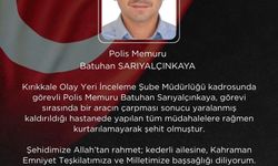 Bakan Çiftçi'den Kırıkkale'deki kazada şehit olan polis memuru Sarıyalçınkaya için başsağlığı mesajı