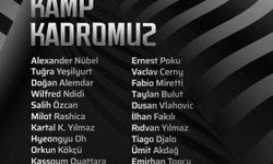 Beşiktaş'ın, Amed Sportif Faaliyetler maçı kamp kadrosu belli oldu