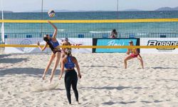 Çeşme'de Uluslararası Grand Slam Plaj Voleybolu heyecanı başladı