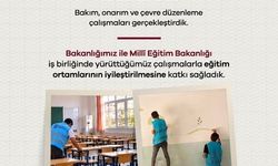 Denetimli serbestlik yükümlüleri ülke genelinde 2 bin 779 okulda bakım çalışmalarını tamamlandı