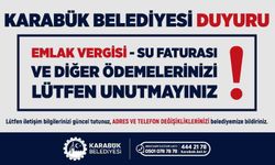 Karabük Belediyesinden vatandaşlara 'zamanında ödeme' çağrısı