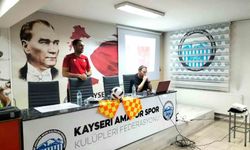 Kayseri'de Amatör Lig kulüplerine yeni oyun kuralları eğitimi verildi