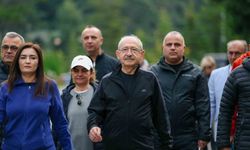 Kılıçdaroğlu, Abant Gölü çevresinde yürüyüş yaptı