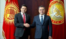 Kırgızistan Cumhurbaşkanı Caparov, TİKA Başkanı Eren'i kabul etti