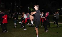 Merkez park, spor etkinliklerine ev sahipliği yapıyor